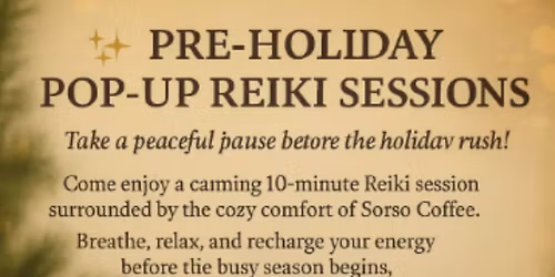 Reiki Pop Up