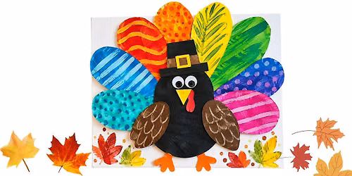 Thanksgiving Turkey Collage | Creative Fall Art Workshop Ages 6\u201313