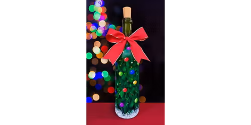 Jolly Christmas - Wine Bottle - Paint and Sip in Phoenix | Classpop!\u2122