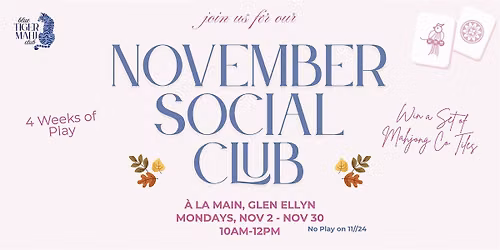 November Mahjong Social Club