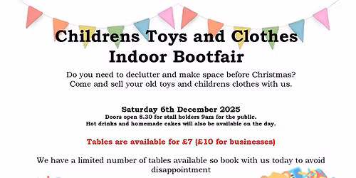 baby and children's items bootfair