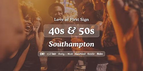 40s & 50s Singles Night at Revolution Southampton | Love at First Sign