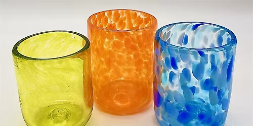 Make your own hand made drinking glass! A toast to cool summer beverages!