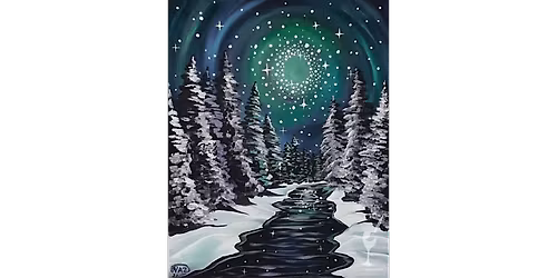 Starry Winter Wonderland - Paint and Sip in Houston | Classpop!\u2122