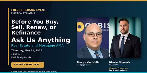 Real Estate and Mortgage Ask Me Anything