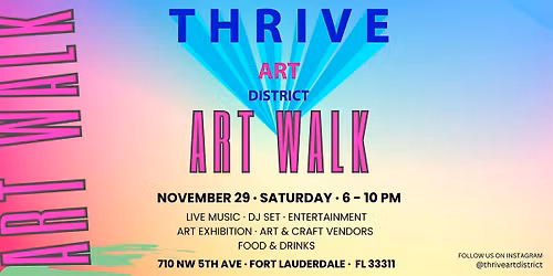 ART WALK in Fort Lauderdale