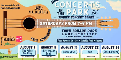 2026 Murrieta Concert in the Park
