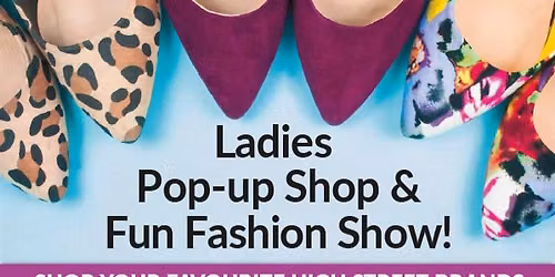 Walsall- Ladies Pop Up Shop & Fun Fashion Show At Walsall Golf Club- Make New Friends Meet Up