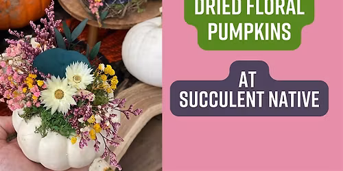 Dried Floral Pumpkins