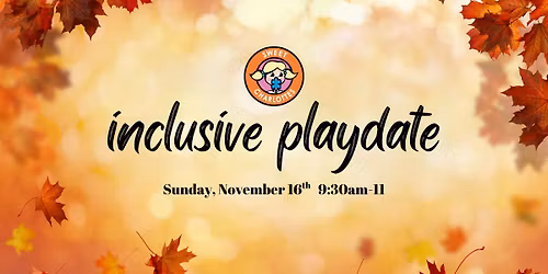 Monthly Inclusive Playdate-NOVEMBER