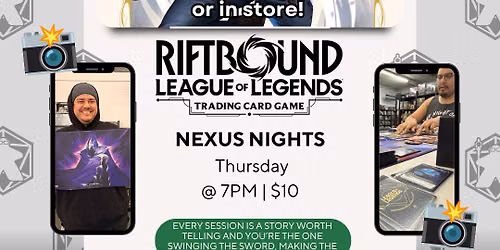 Riftbound League of Legends TCG Weekly Events