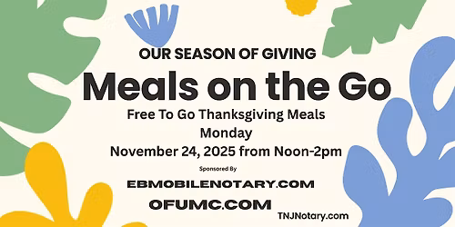 Free Community Thanksgiving Meals to Go