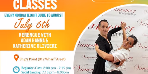 Free Beginner Merengue Class and Social