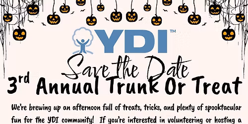 3rd Annual Trunk Or Treat