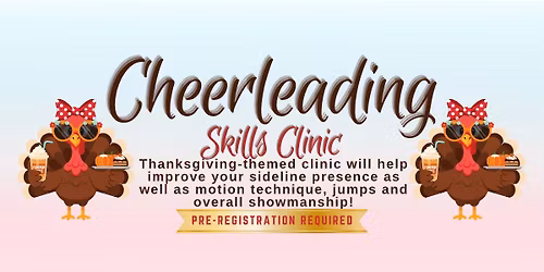 Thankful to Cheer Clinic