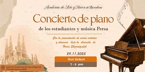Concierto de Piano de los estudiantes y m\u00fasica Persa
