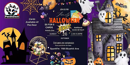 PandaCare Presents : Halloween Family Bingo Night