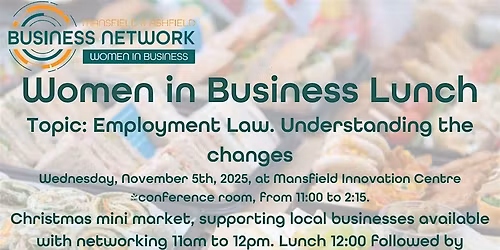 Women in Business Networking \u2013 Employment Law Updates