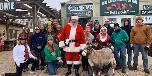 Pictures with Santa & His Live Reindeer at Melka's! 