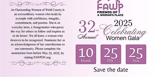 Friends of A Woman's Place Celebrating Woman Gala