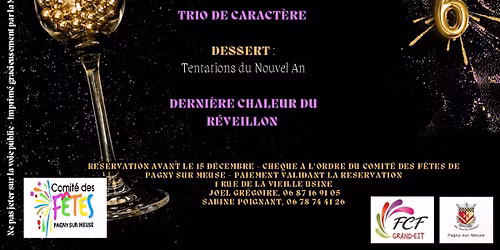 Repas dansant de nouvel an