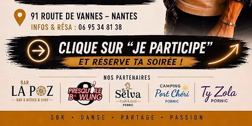 Initiation + Soir\u00e9e Salsa Batchata Kizomba avec RicDance