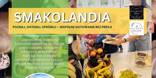 SMAKOLANDIA - warsztaty kulinarne dla dzieci 4.11.2025
