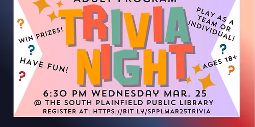 ADULT TRIVIA NIGHT