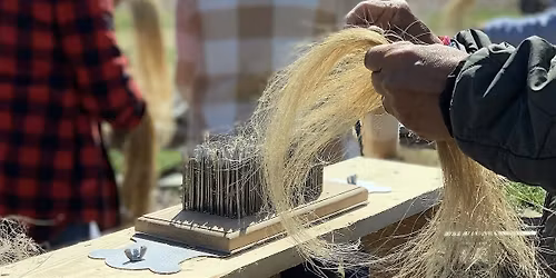 PA Flax's Hand Processing Event with One Art Community Center