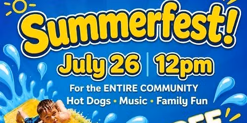 FREE - LIVE MUSIC - FOOD - OUTDOOR FAMILY FUN at REDEEMER LUTHERAN CHURCH 19TH ANNUAL SUMMERFEST