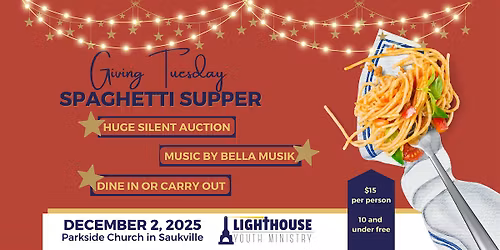 2025 Giving Tuesday Fundraiser - Supper, Music, and Silent Auction