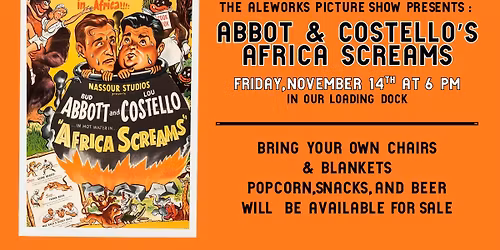 Abbott & Costello's Africa Screams Movie Showing