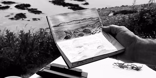 IN THE FLESH: WKND 'En Plein Air' Sketchbook/Mini Canvas - Mixed Media Drawing/Painting