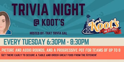 Trivia Night w\/ That Trivia Gal! 