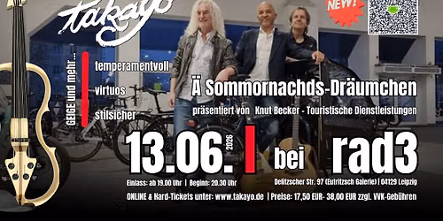 TAKAYO - GEIGE und mehr... I \u00c4 Sommornachds-Dr\u00e4umchen bei rad3