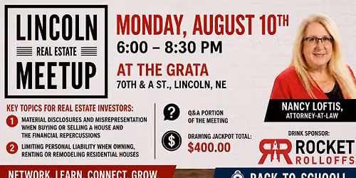 Back-to-School For Real Estate Investors - August 2026 - Lincoln Real Estate Meetup