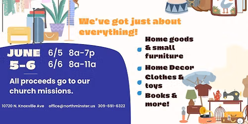 Northminster Rummage Sale