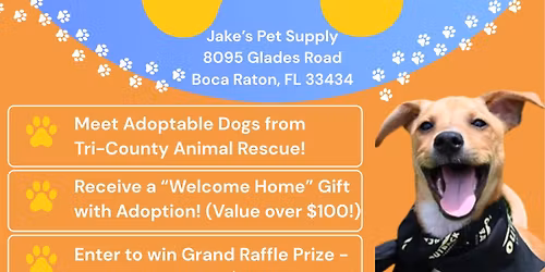 Jake's Pet Supply Adoption Event and Party