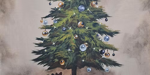 Vintage Christmas in Acrylic Painting with Marco Aguilar