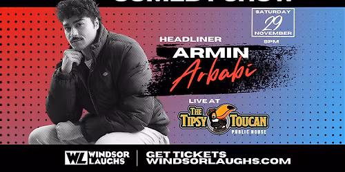 Armin Arbabi LIVE Comedy at Tipsy Toucan (November 29th)