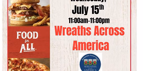 Bubba's 33 Dine2Donate for Wreaths Across America
