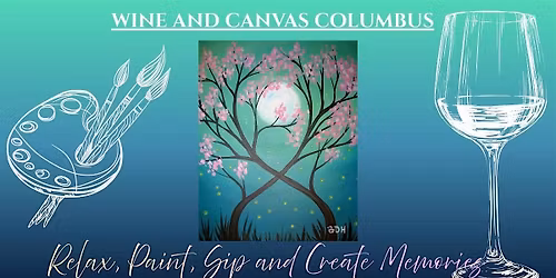 Paint and Sip Columbus: "Spring Fireflies"