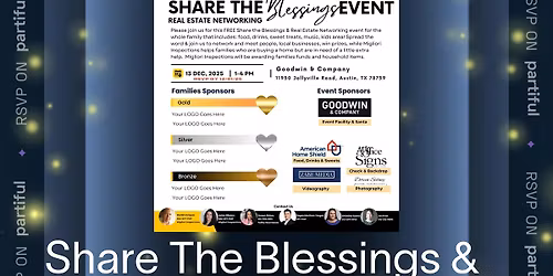Share The Blessings & Real Estate Networking Holiday Celebration