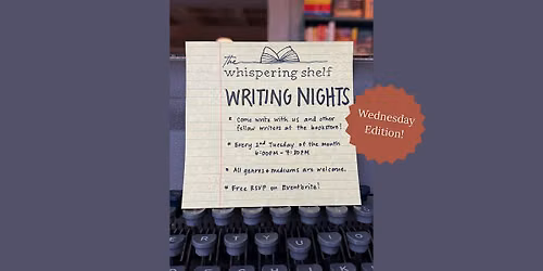 OCT Writing Night at The Whispering Shelf