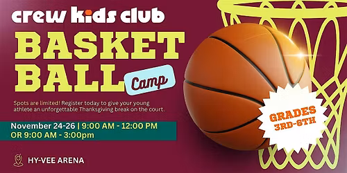 3-Day Basketball Camp for Beginner to Intermediate Players