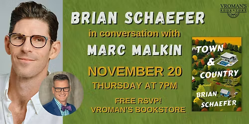 Brian Schaefer, with Marc Malkin, discusses & signs Town & Country