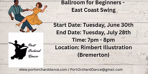 Ballroom for Beginners - East Coast Swing (Five Weeks)