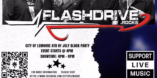 FlashDrive @ the City of Lemoore 4th of July Block Party