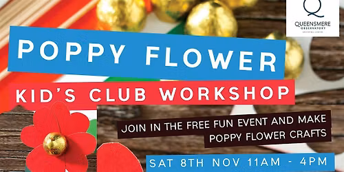 Kids Club - Create Your Own Poppy Free Event - Outside TK Maxx Slough
