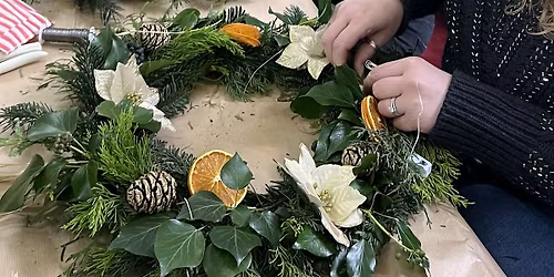 Christmas Wreath Making Workshop 10.30am